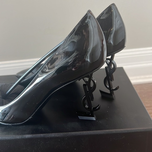✨SAINT LAURENT✨ Black Opyum 85 Heels - NWT - Brand New - Picture 6 of 11